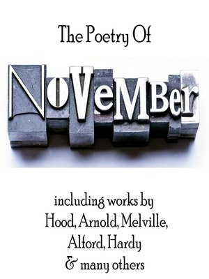 cover image of The Poetry of November